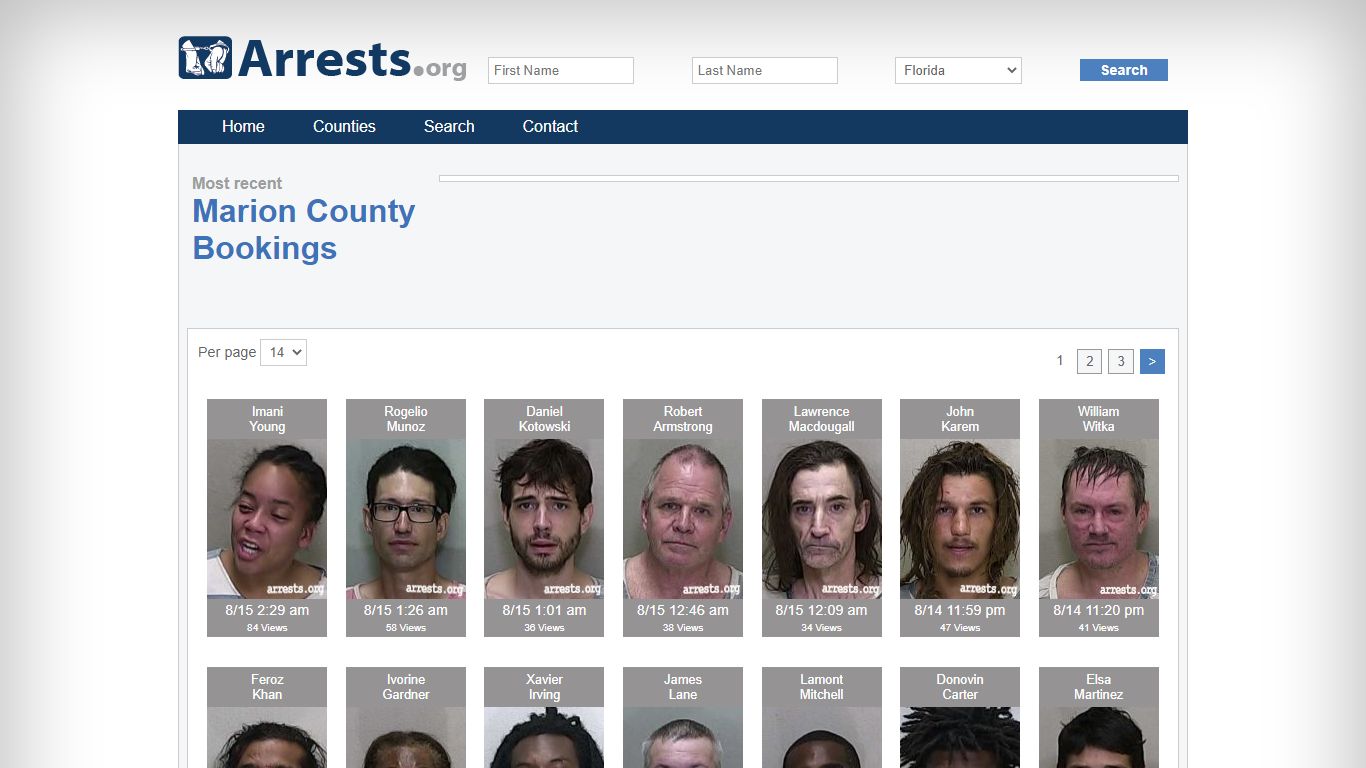 Marion County Arrests and Inmate Search